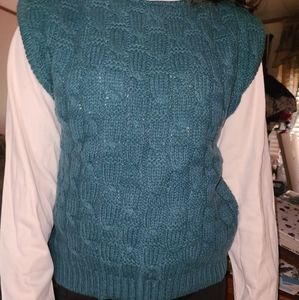 Wool tank top sweater